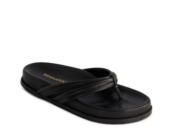 ベルナルド レディース シューズ サンダル Bernardo Miami Sport Sandal Black Leather ブラック