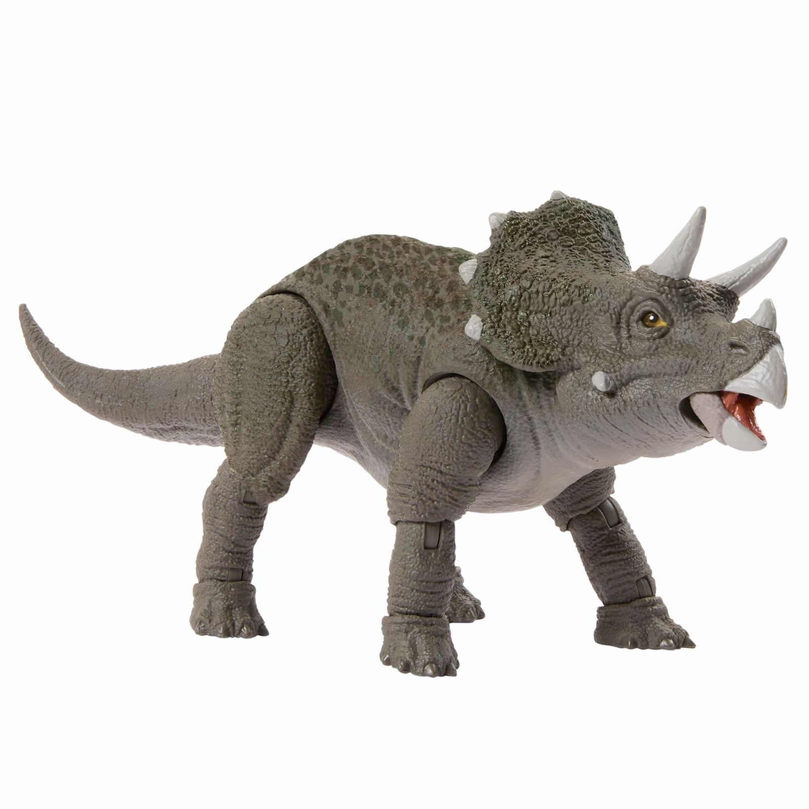 マテル ジュラシックワールド(JURASSIC WORLD) ハモンドコレクション トリケラトプス フィギュア 恐竜 おもちゃ 動く 大きい 全長:約16.5cm 8歳から グレー JDJ07
