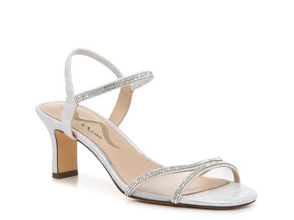 ニナ レディース シューズ サンダル Nina Barron Sandal Silver Metallic シルバー