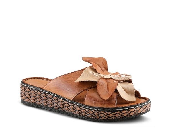 スプリングステップ レディース シューズ サンダル Spring Step Hilary Wedge Sandal Camel キャメル