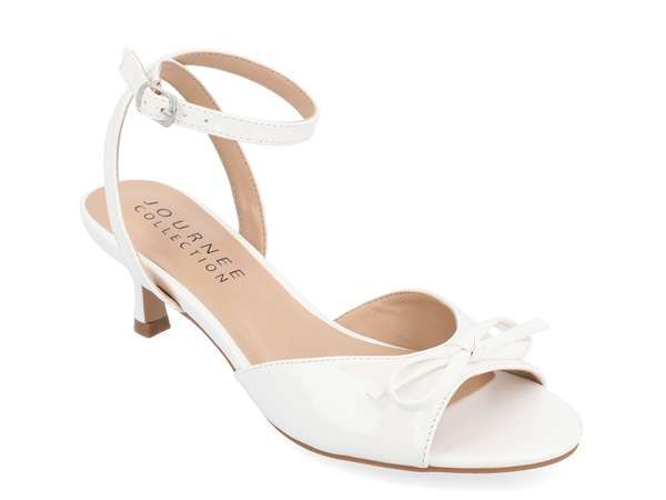 ジュルネ コレクション レディース シューズ サンダル Journee Collection Jennifer Sandal White ホワイト