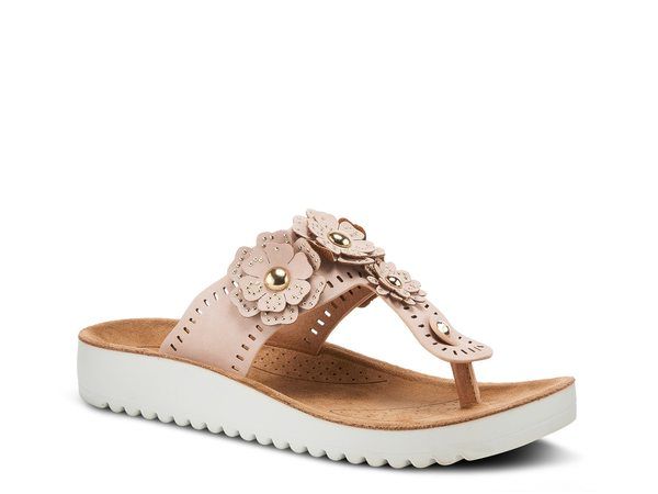 フレクサス レディース シューズ サンダル Flexus by Spring Step Bayview Wedge Sandal Blush ブラッシュ