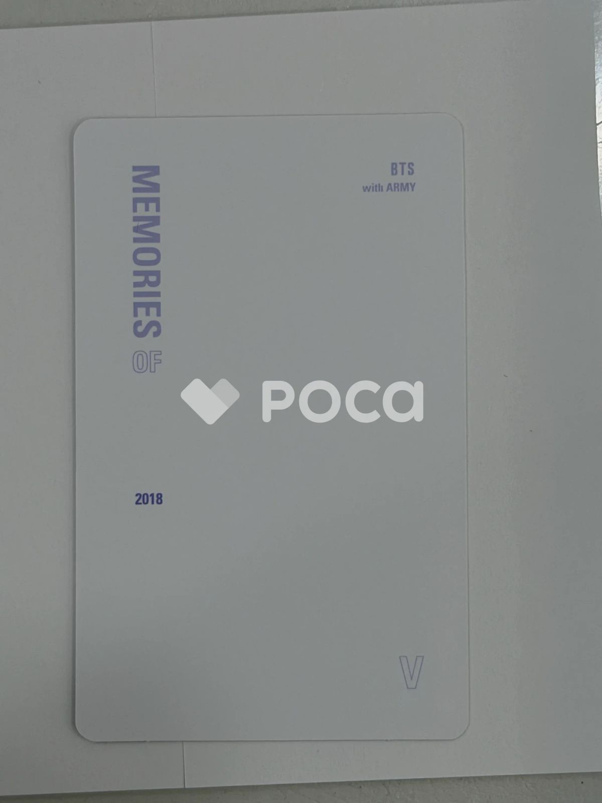 BTS V BTS Memories Of 2018 DVD