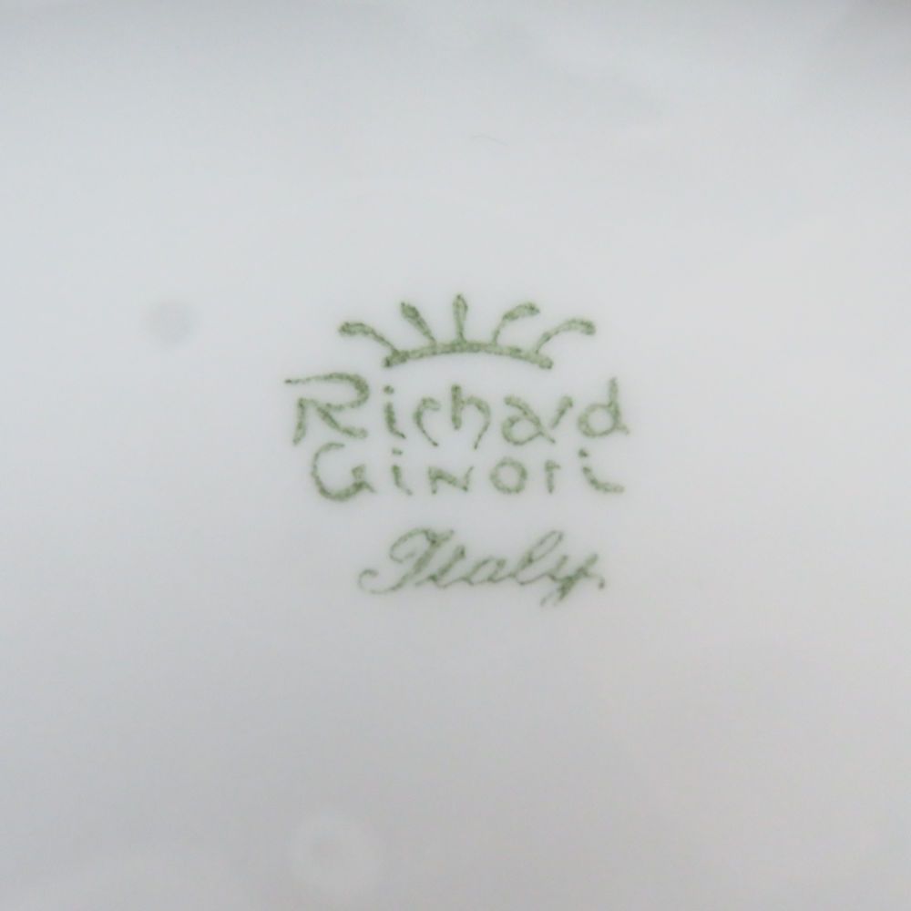 美品 Richard Ginori リチャードジノリ ローズブルー ピクルスオーバル