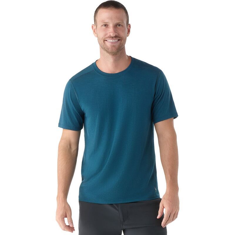 スマートウール メンズ トップス シャツ Tシャツ 半袖 Smartwool Merino ShortSleeve TShirt Mens Twilight Blue ブルー