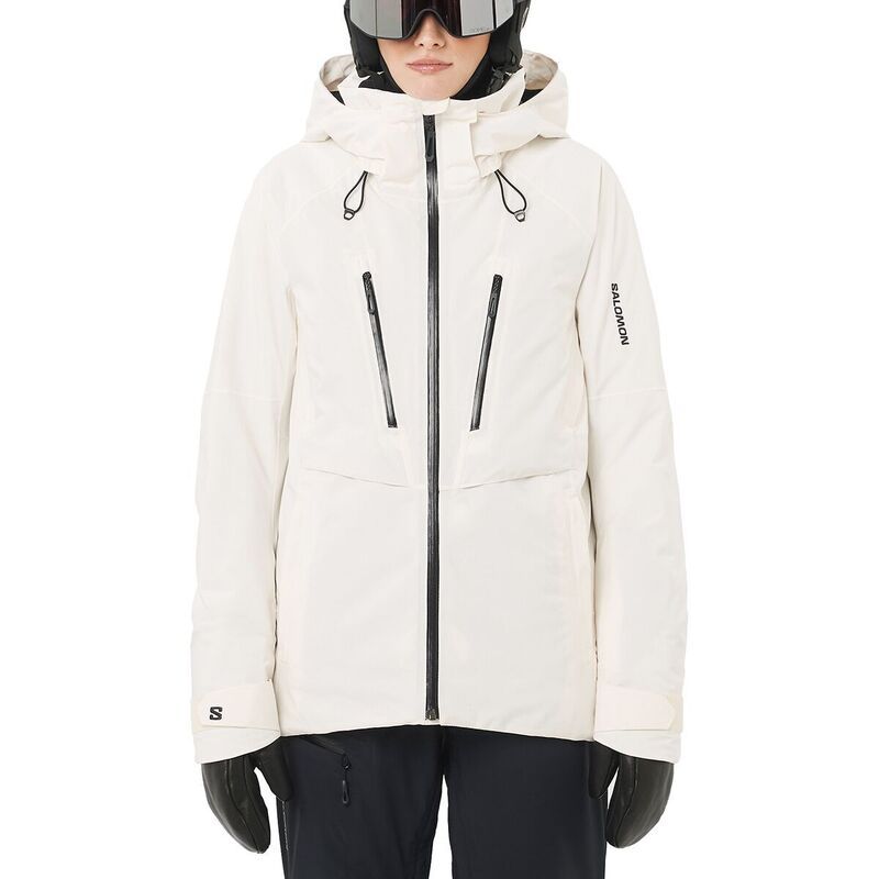サロモン レディース アウター ジャケット・ブルゾン ジャケット Salomon Brilliant 20 Jacket Womens Whisper White ホワイト