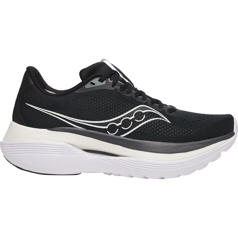 サッカニー レディース シューズ スニーカー Saucony Endorphin Trainer Running Shoe Womens BlackWhite ホワイト