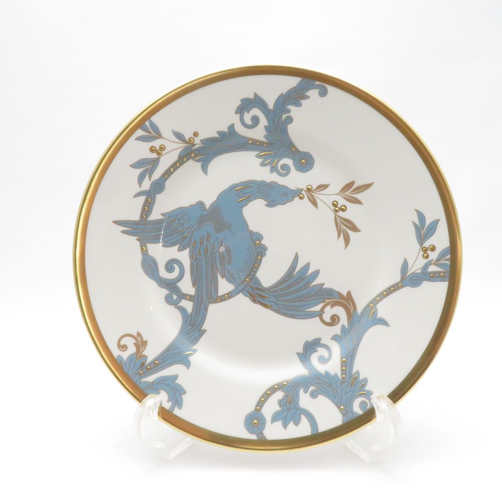 美品 WEDGWOOD ウェッジウッド フェニックス 不死鳥 中皿 20cmプレート 火の鳥 ケーキ デザート 英国 SU14341H2