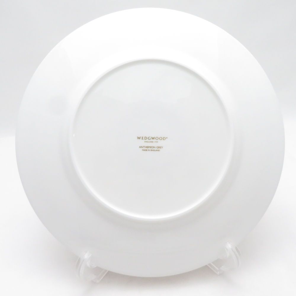 未使用 WEDGWOOD ウェッジウッド アンセミオン グレイ 中皿 23cm