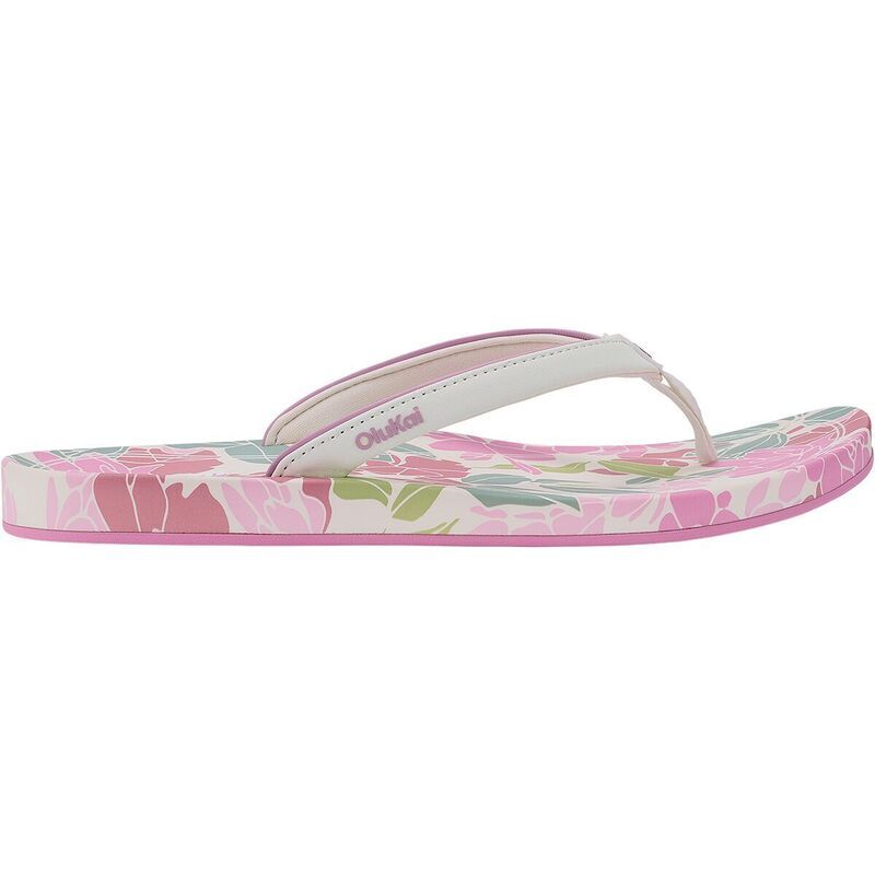 オルカイ レディース シューズ サンダル Olukai Uiki Flip Flop Womens White SandPai ホワイト