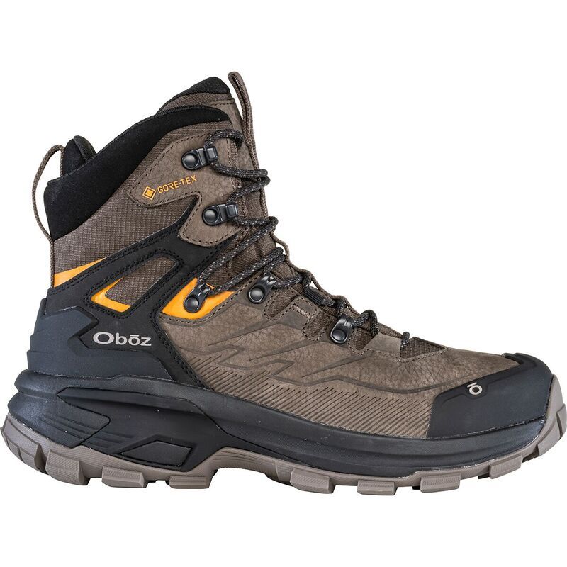 オボズ メンズ シューズ ブーツ・レインブーツ Oboz Bridger Ridge Mid GTX Hiking Boot Mens Classic Brown ブラウン