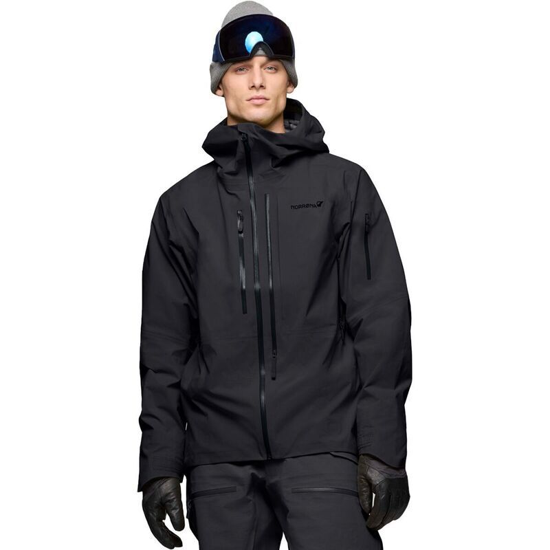 ノローナ メンズ アウター ジャケット・ブルゾン ジャケット Norrona Lofoten GORETEX PRO Jacket Mens Caviar Black ブラック