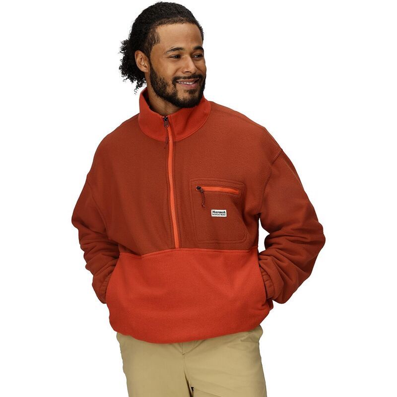 マーモット メンズ アウター ジャケット・ブルゾン Marmot Retro Rocklin 12Zip Pullover Mens PecanSumac
