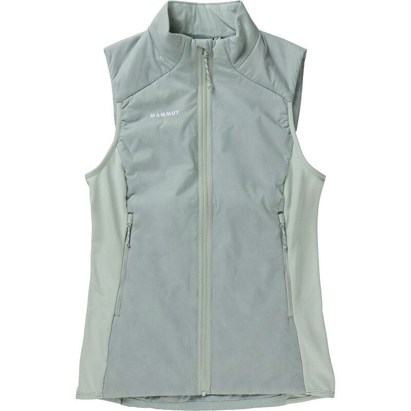 マムート レディース トップス ベスト Mammut Rime Air IN Hybrid Vest Womens Silver Sage セージ