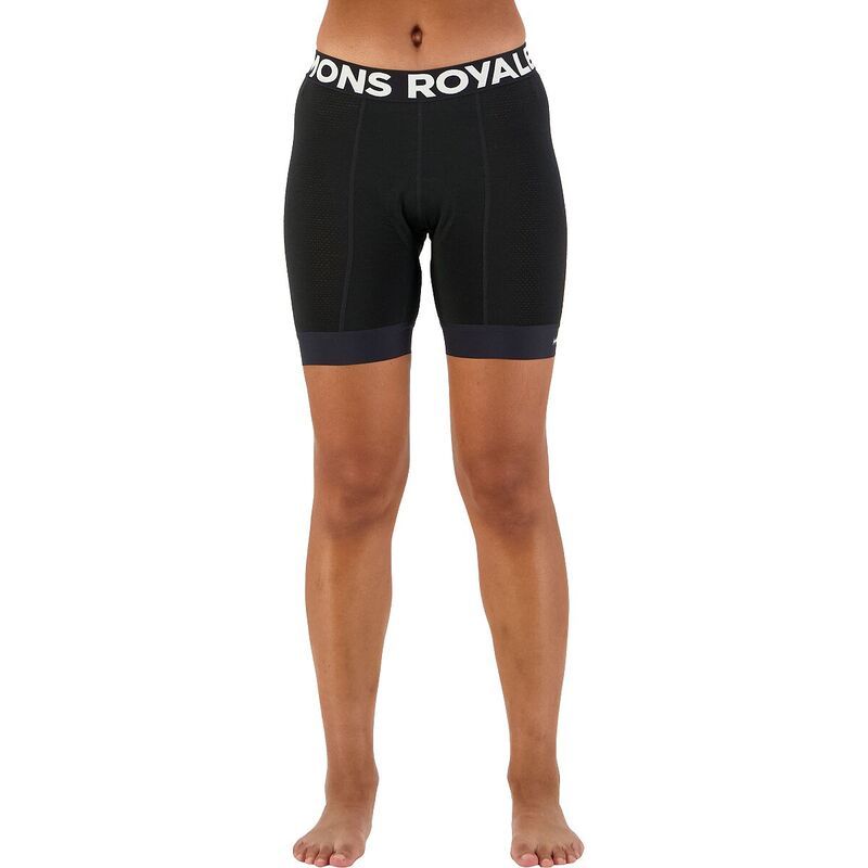 モンスロイヤル レディース ボトムス ハーフパンツ・ショーツ Mons Royale Epic Merino Shift Bike Short Liner Womens Black ブラック
