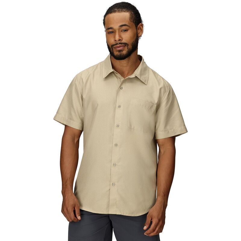 マーモット メンズ トップス シャツ 半袖 Marmot AirExchange ShortSleeve Shirt Mens Chinchilla