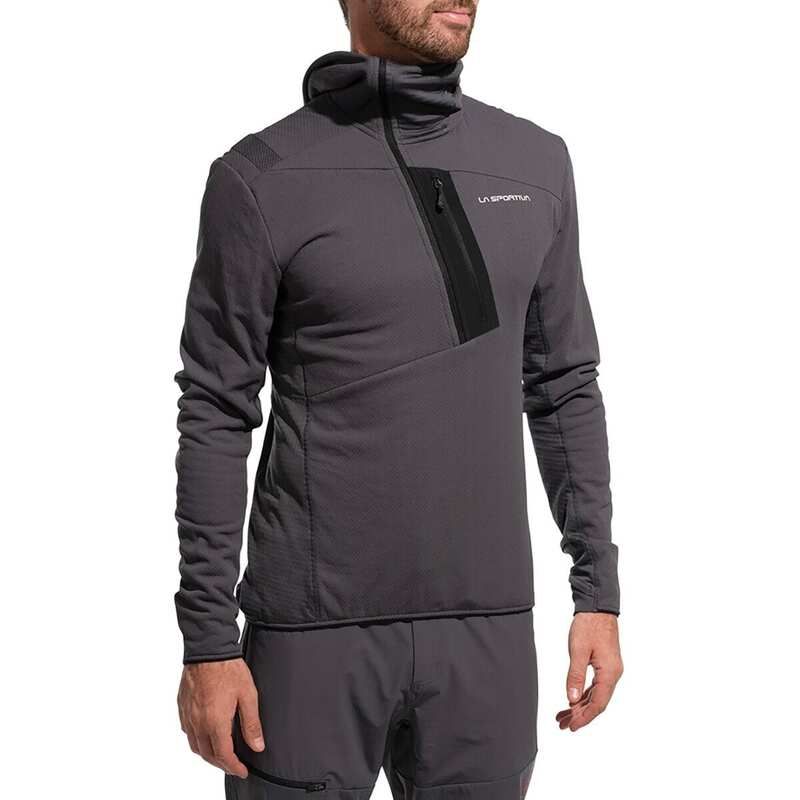 ラスポルティバ メンズ アウター パーカー・スウェット パーカー La Sportiva Big Wall Pullover Hoodie Mens OnyxChalk チョーク