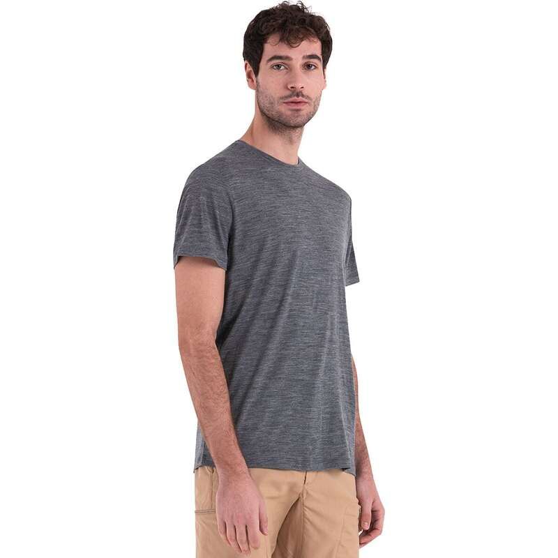 アイスブレーカー メンズ トップス シャツ Tシャツ Icebreaker Merino 150 Tech Lite TShirt Mens Gritstone Heather ヘザー