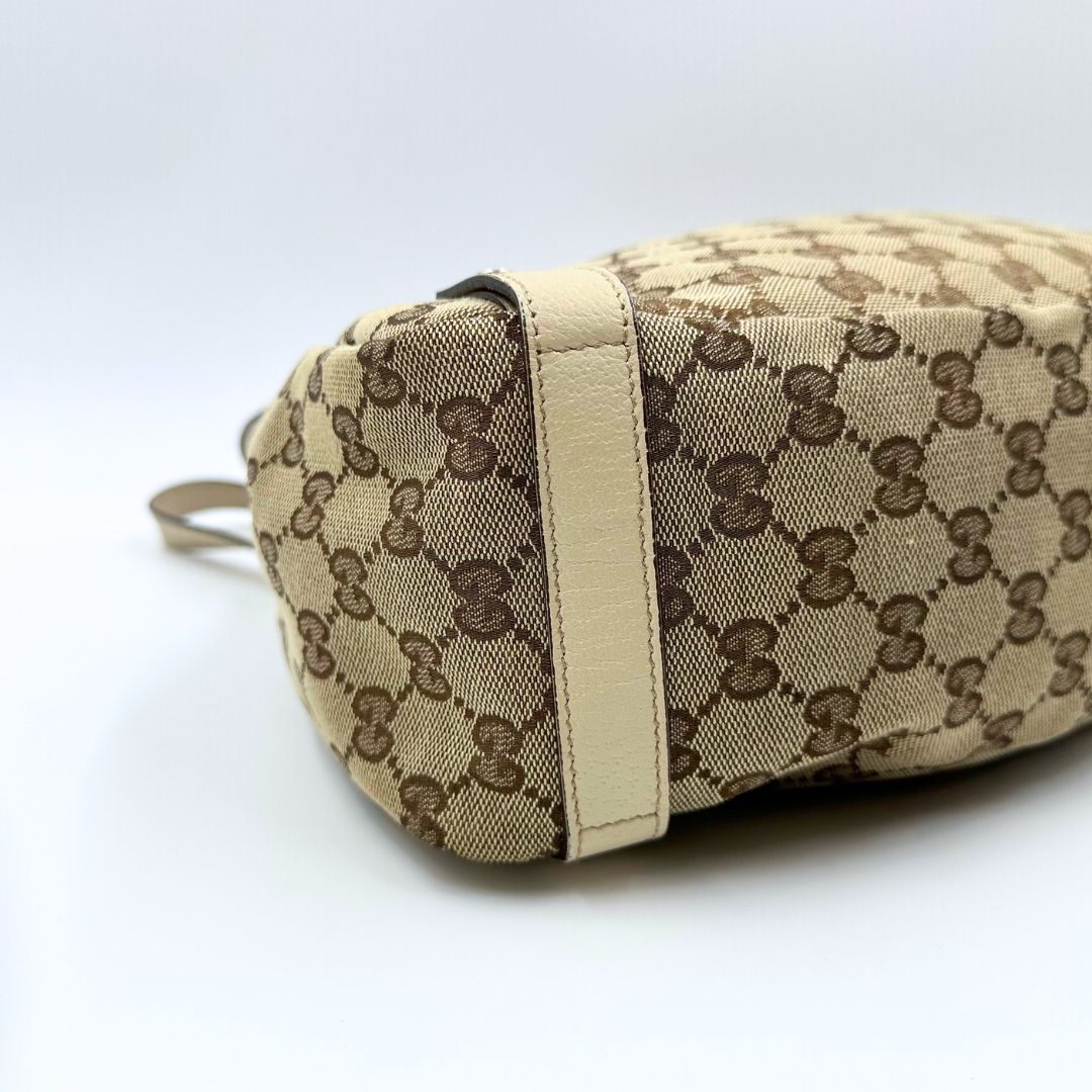 美品】Gucci アビー GGキャンバス トートバッグ - メルカリ