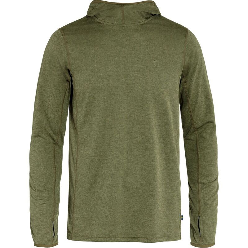 フェールラーベン メンズ トップス シャツ パーカー Fjallraven Abisko Sun Hoodie Mens Green グリーン