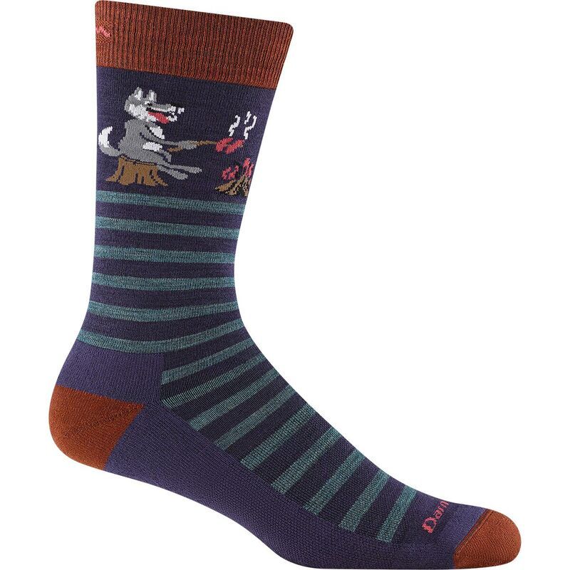 ダーンタフ メンズ アンダーウェア 靴下 Darn Tough Wild Life Crew Lightweight Cushion Sock Mens Blackberry