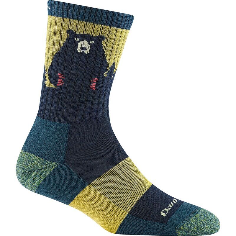 ダーンタフ レディース アンダーウェア 靴下 Darn Tough Bear Town Micro Crew Light Cushion Sock Womens Dark Teal ティール