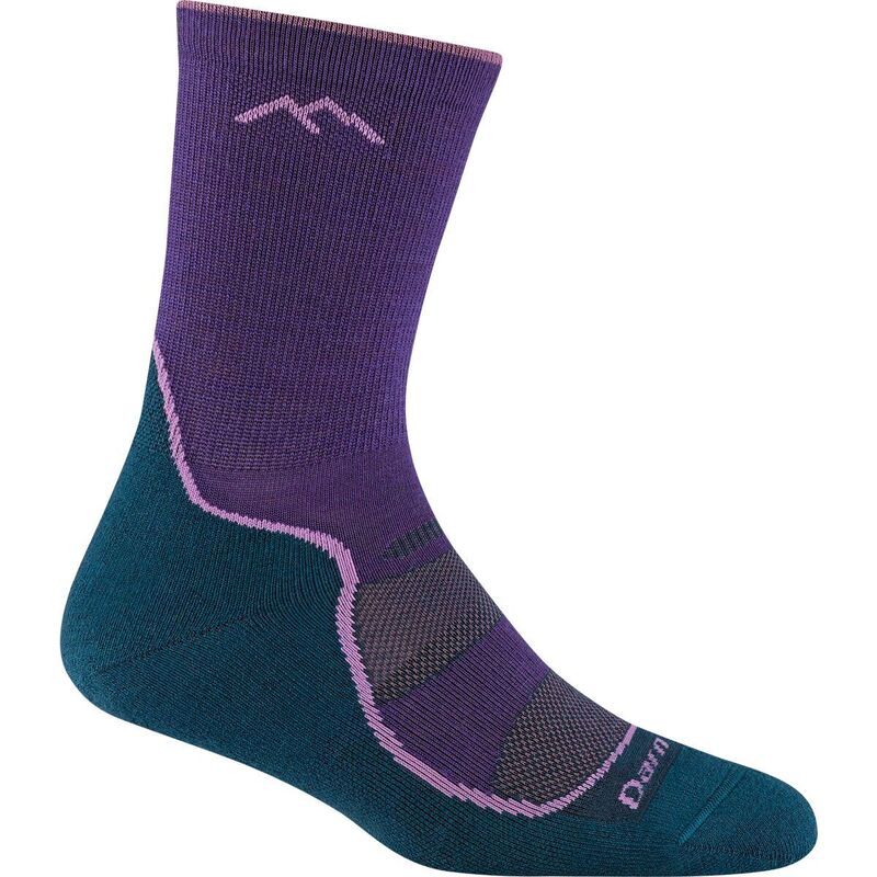 ダーンタフ レディース アンダーウェア 靴下 Darn Tough Light Hiker Micro Crew Light Cushion Sock Womens Grape グレープ
