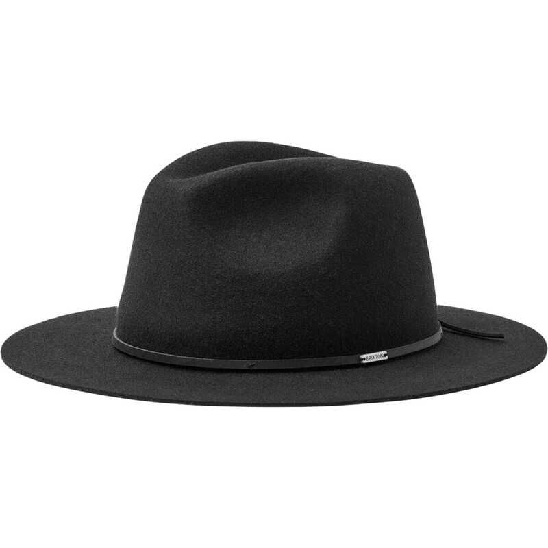 ブリクストン レディース アクセサリー 帽子 Brixton Wesley Fedora Black ブラック