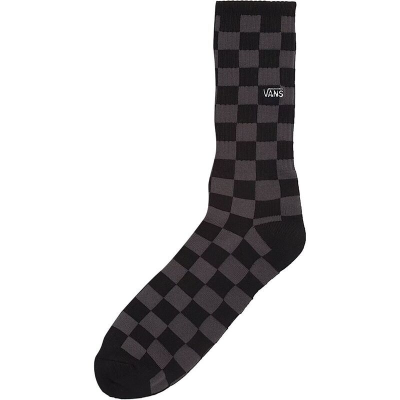 バンズ メンズ アンダーウェア 靴下 Vans Checkerboard Crew Sock Mens BlackCharcoal ブラック
