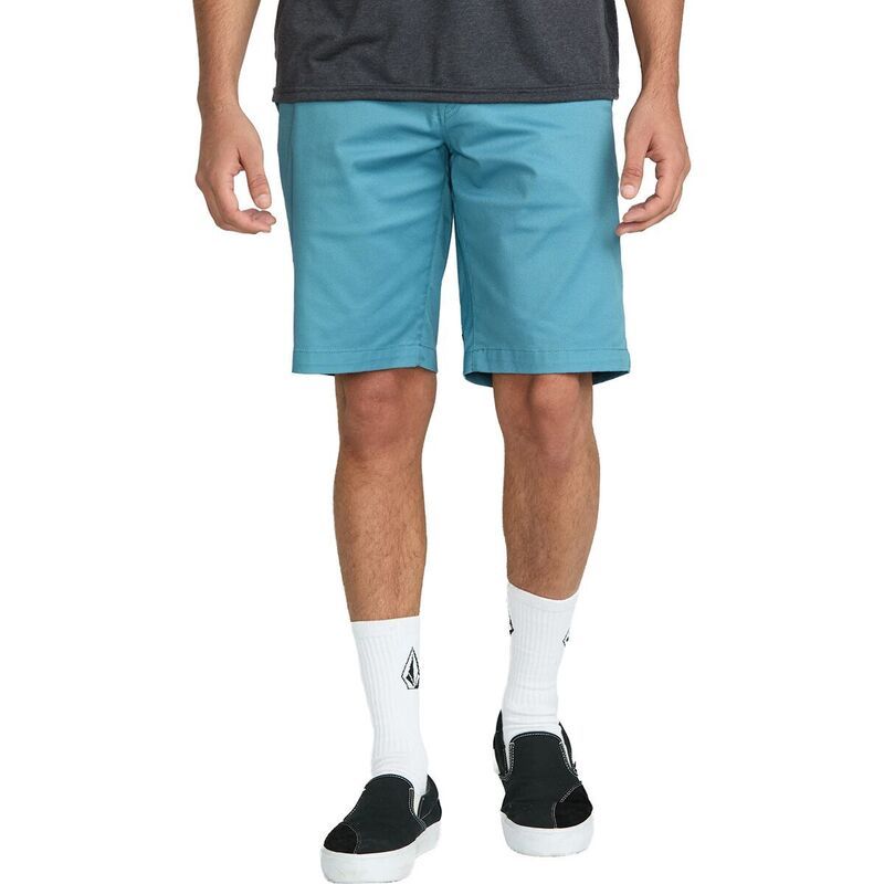 ボルコム メンズ ボトムス ハーフパンツ・ショーツ Volcom Frickin Modern Stretch 21 Short Mens Used Blue ブルー
