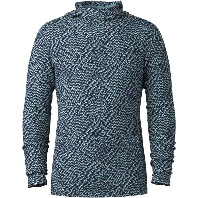 スマートウール メンズ トップス Tシャツ パーカー Smartwool Merino 250 Baselayer Hoodie Mens Nightfall Retro Line