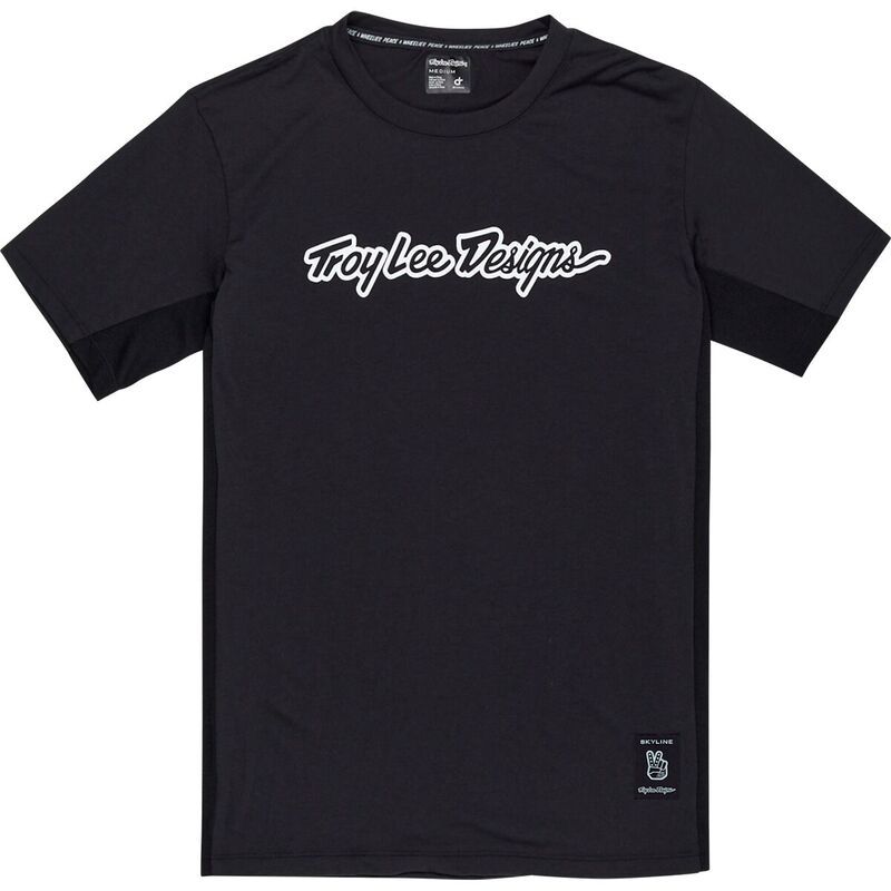 トロイリーデザイン メンズ トップス Tシャツ 半袖 Troy Lee Designs Skyline ShortSleeve Ride TShirt Mens Signature Black ブラック