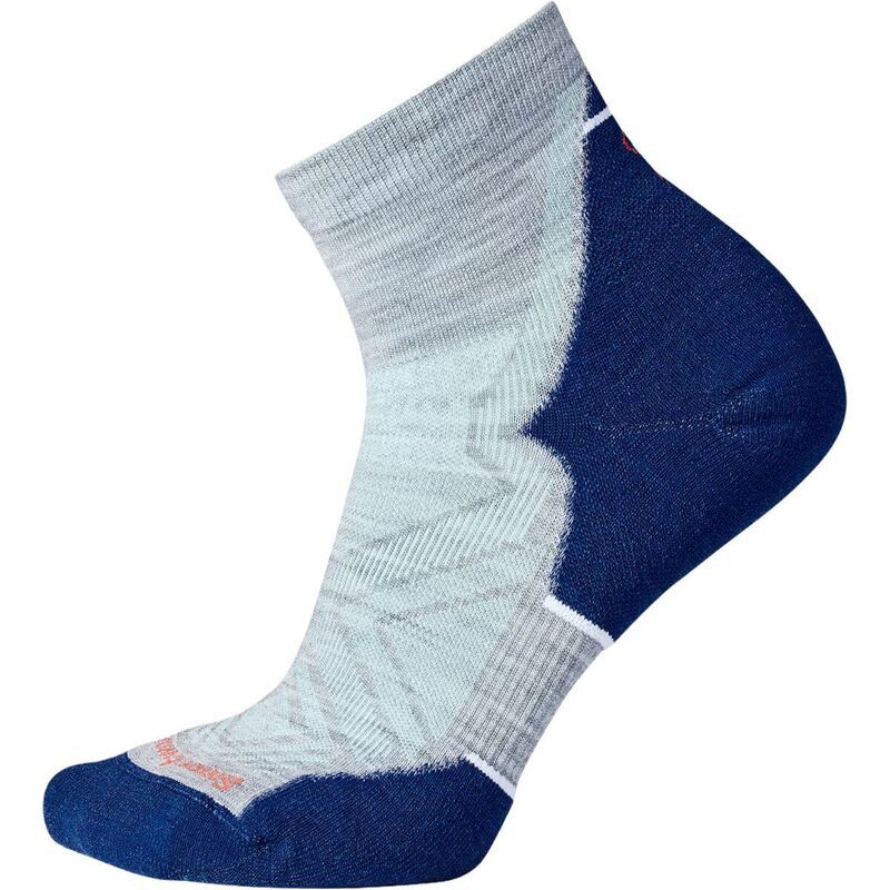 スマートウール レディース アンダーウェア 靴下 アンクル Smartwool Run Targeted Cushion Ankle Sock Womens Light GrayWhite ホワイト