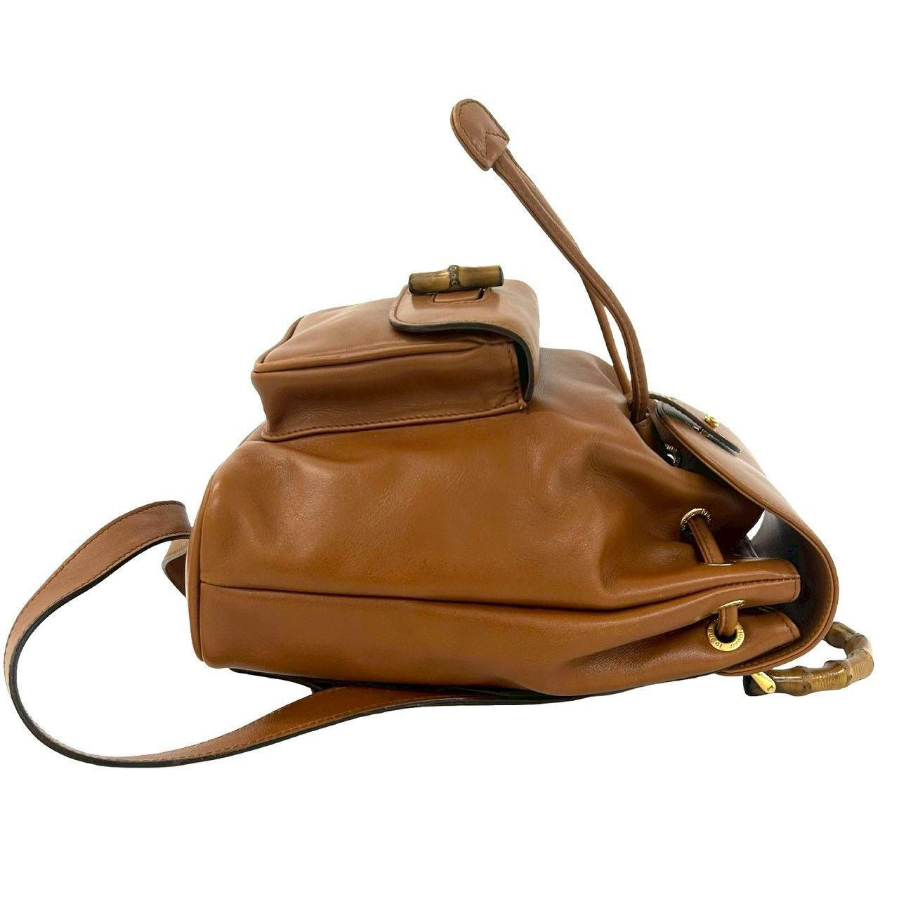 極 美品 袋付き GUCCI グッチ オールドグッチ ヴィンテージ バンブー