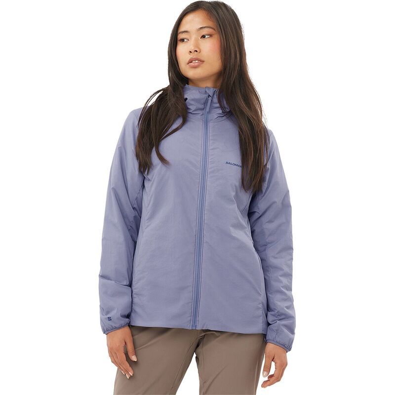 サロモン レディース アウター ジャケット・ブルゾン フーデッドジャケット ジャケット Salomon Mountain Flex Hooded Jacket Womens Blue Granite ブルー