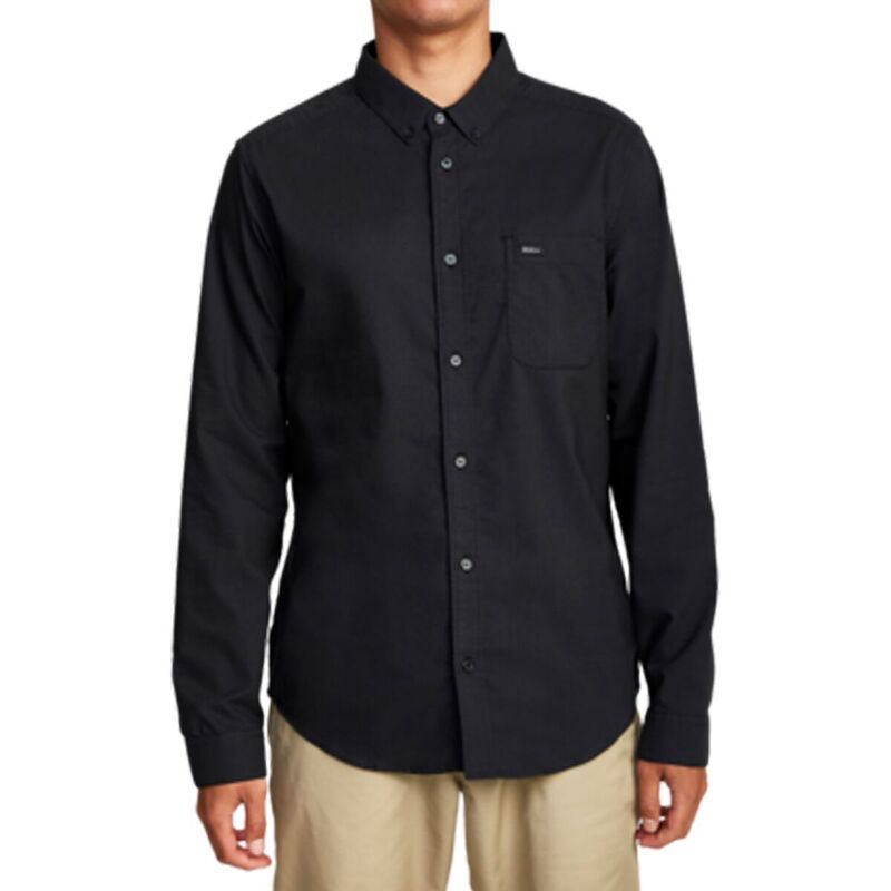 ルーカ メンズ トップス シャツ 長袖 RVCA Thatll Do Stretch LongSleeve Shirt Mens Black3