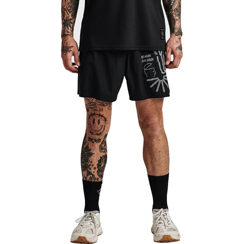 ローアク メンズ ボトムス ハーフパンツ・ショーツ Roark Alta 5in Short Mens Black ブラック