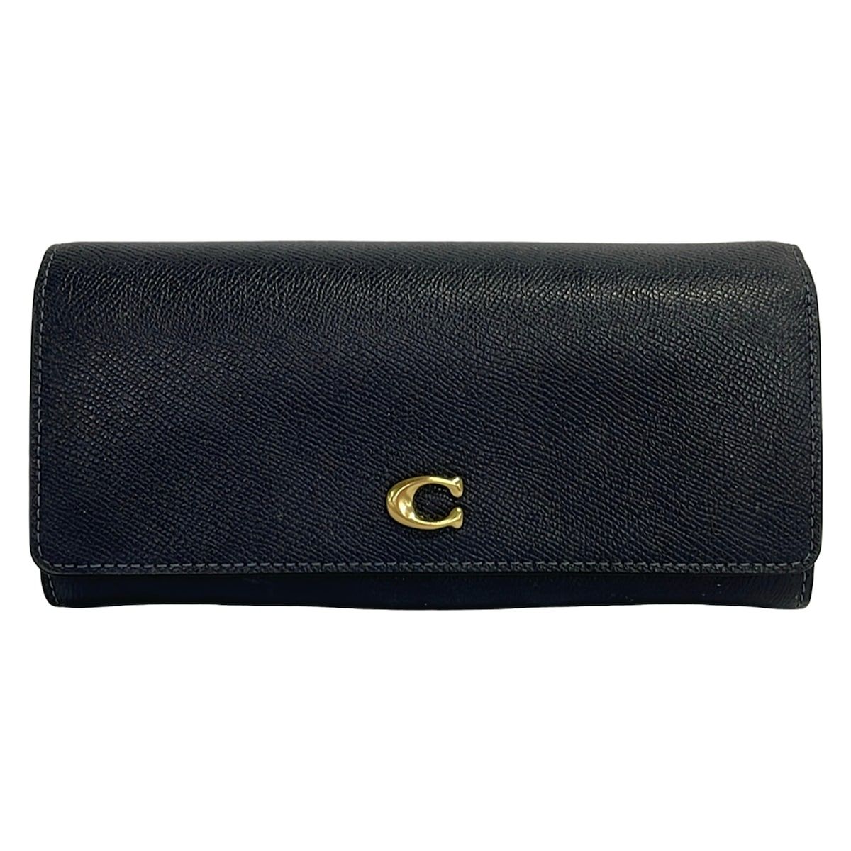 COACH(コーチ) 長財布 - CH803 ダークネイビー レザー