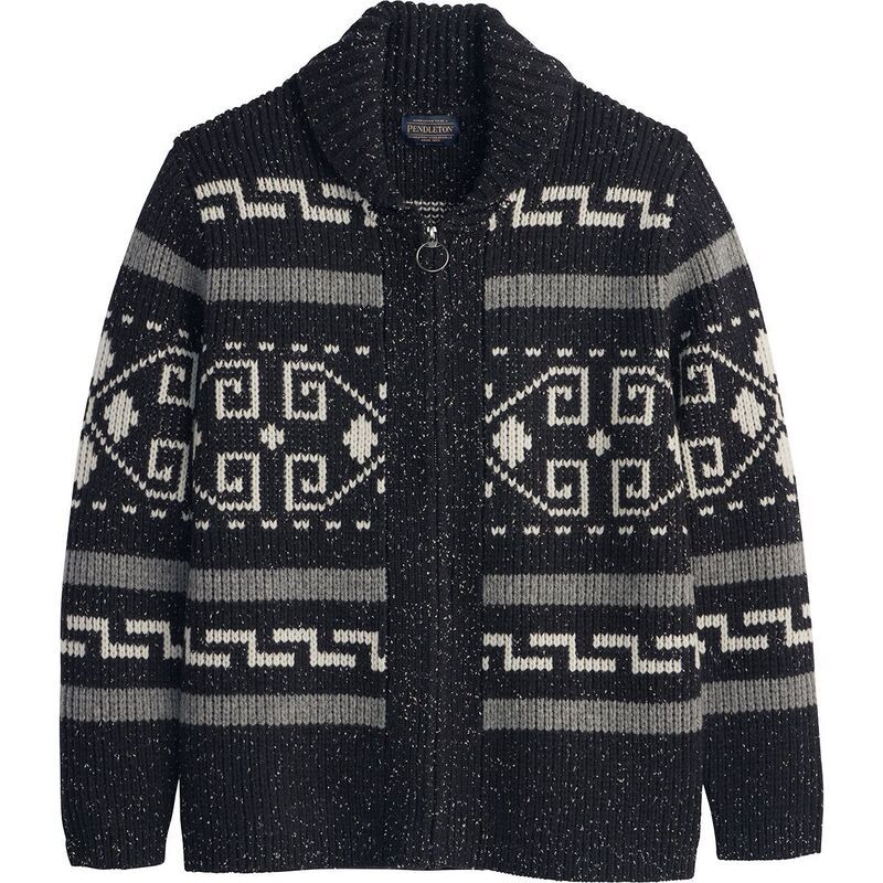 ペンドルトン メンズ アウター ニット・セーター Pendleton Original Westerley Sweater Mens Black Donegal ブラック