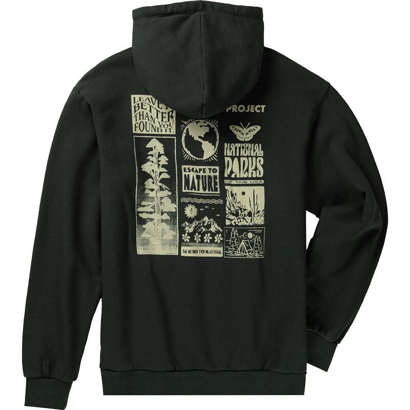 パークスプロジェクト メンズ アウター パーカー・スウェット パーカー Parks Project Leave It Better Hoodie Vintage Black ブラック