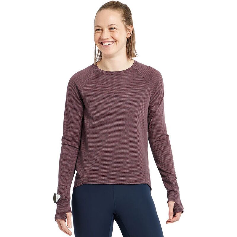 オイセル レディース トップス Tシャツ 長袖 Oiselle Flyout LongSleeve Top Womens RedwoodInk Blue ブルー