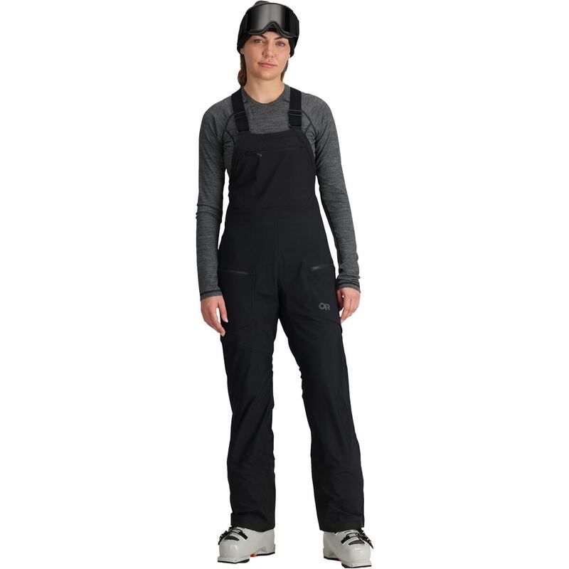 アウトドアリサーチ レディース ボトムス カジュアルパンツ Outdoor Research Skytour AscentShell Bib Pant Womens Black ブラック