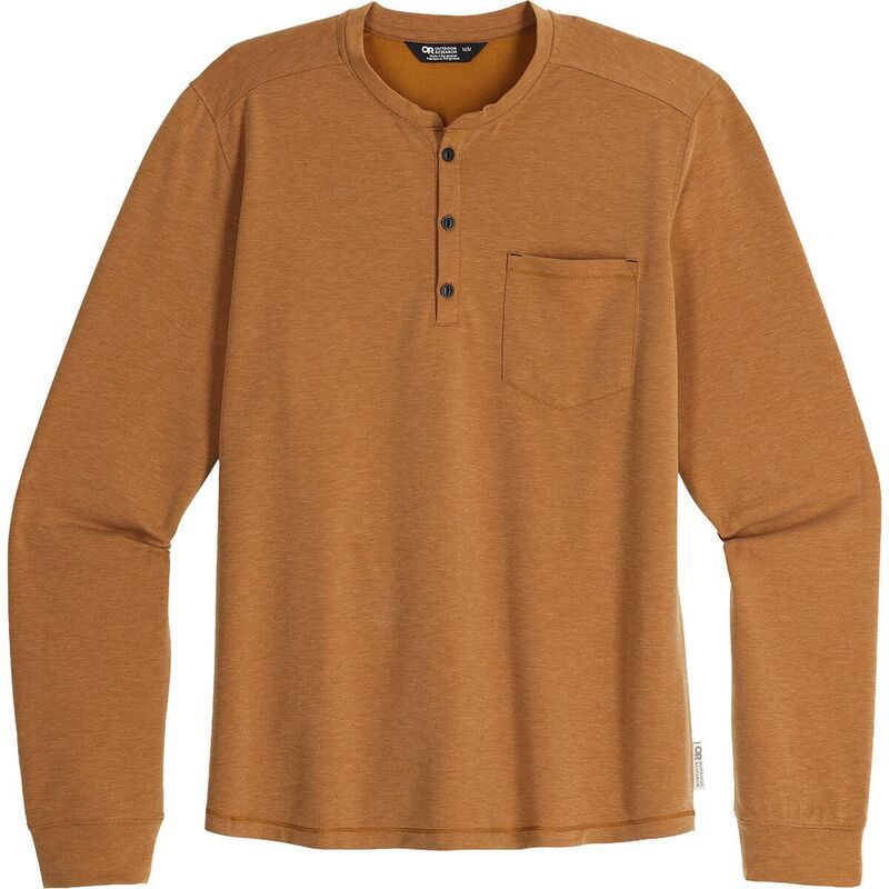 アウトドアリサーチ メンズ トップス Tシャツ 長袖 Outdoor Research Aberdeen LongSleeve Henley Mens Bronze Heather ヘザー 9,735円