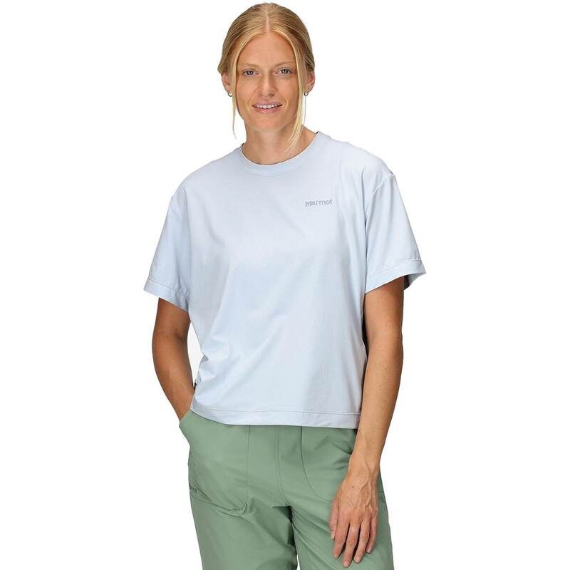 マーモット レディース トップス Tシャツ 半袖 Marmot AirExchange SolarShield ShortSleeve Crew Top Womens Vapor