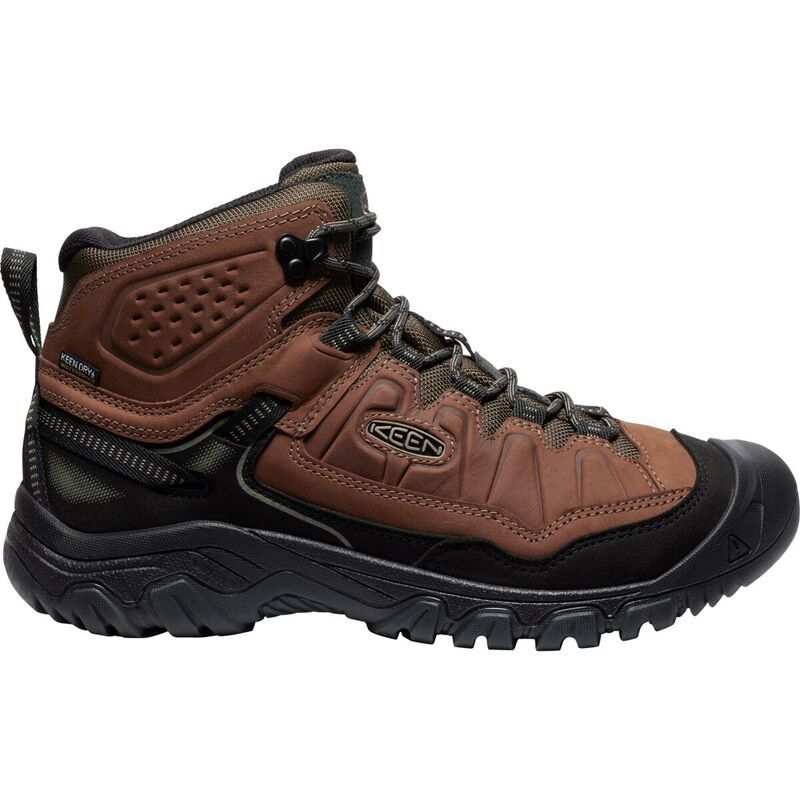 キーン メンズ シューズ ブーツ・レインブーツ KEEN Targhee IV Mid WP Hiking Boot Mens BisonBlack ブラック