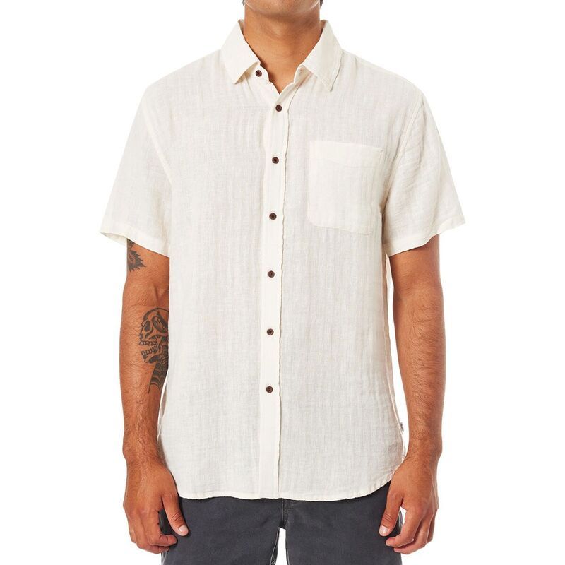 ケイティン メンズ トップス シャツ Katin Alan Solid Shirt Mens Vintage White ホワイト 12,195円