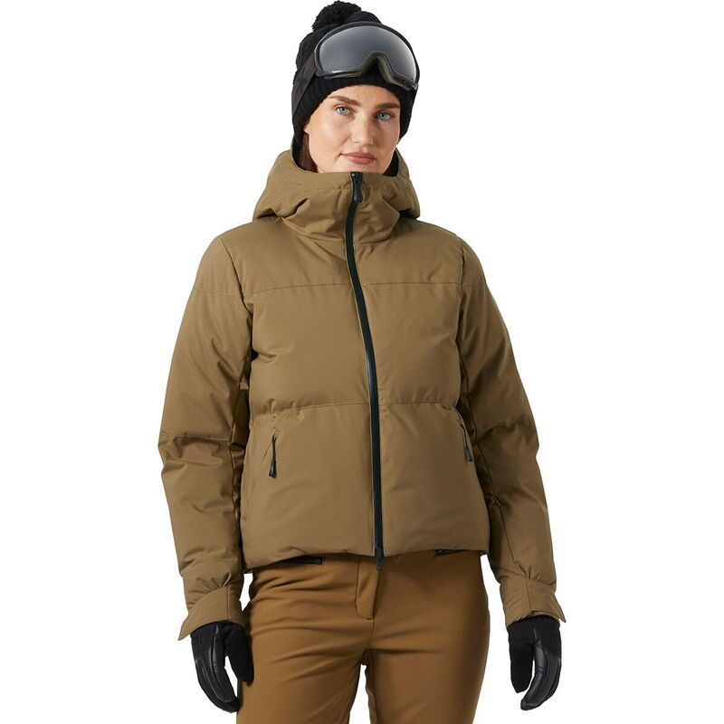 ヘリーハンセン レディース アウター ジャケット・ブルゾン ジャケット Helly Hansen Nora Short Puffy Jacket Womens Sepia Plad Print