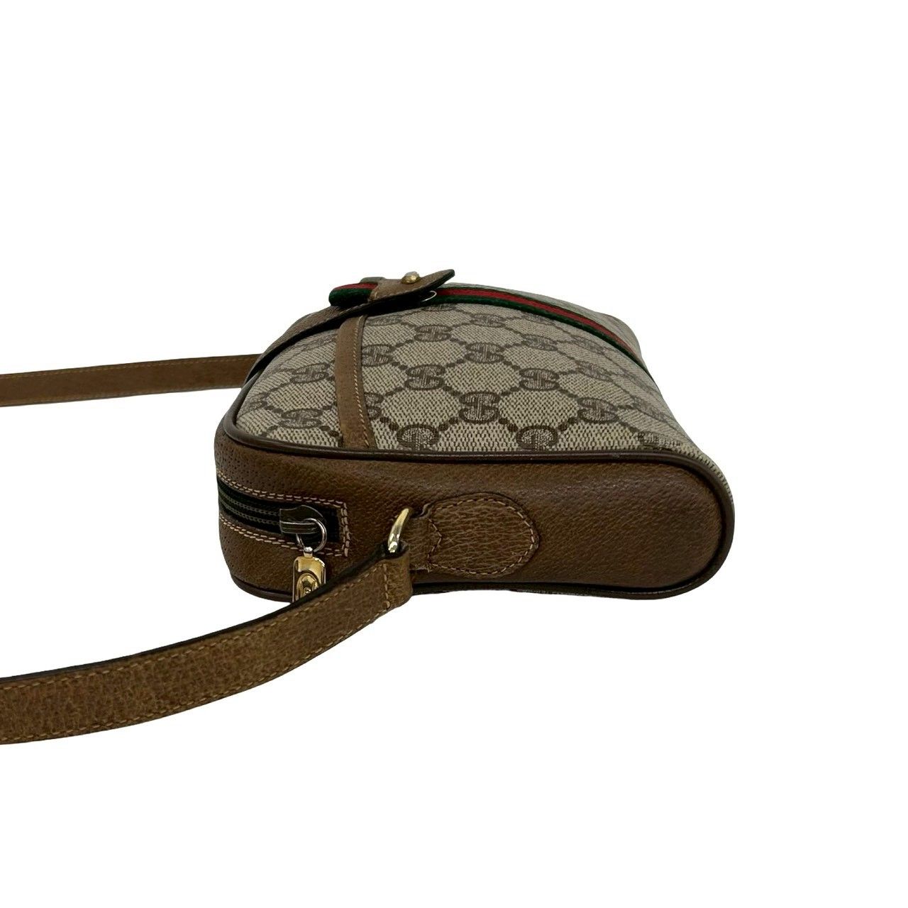 極 美品 GUCCI グッチ オールドグッチ ヴィンテージ シェリーライン GG 