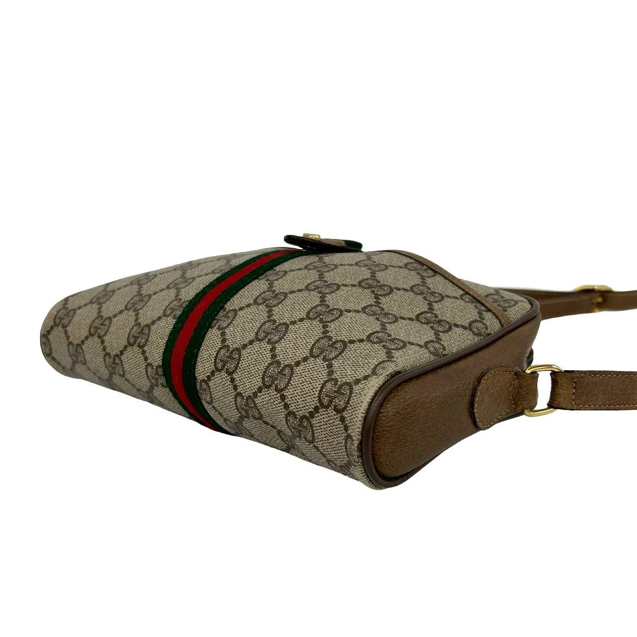 極 美品 GUCCI グッチ オールドグッチ ヴィンテージ シェリーライン GG