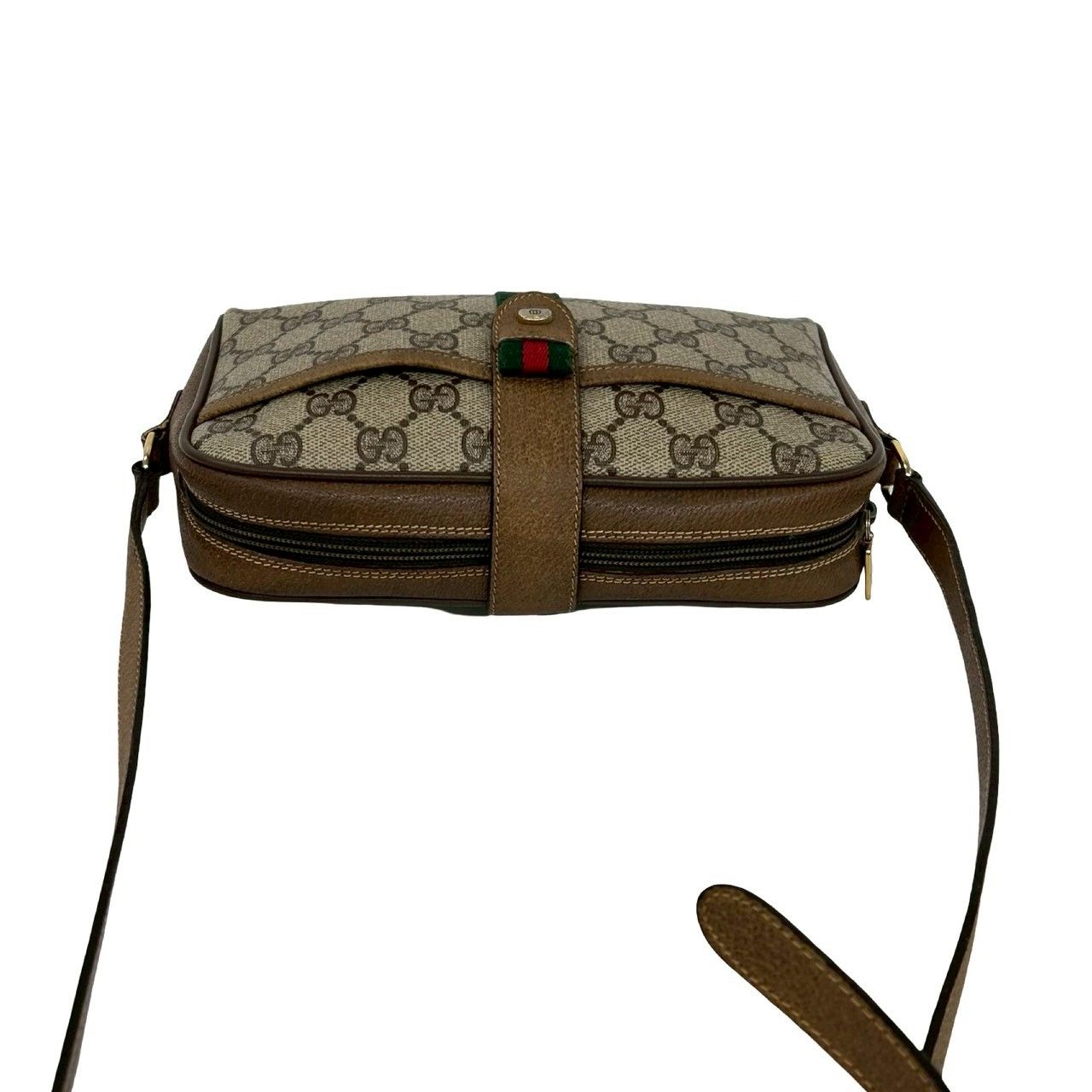 極 美品 GUCCI グッチ オールドグッチ ヴィンテージ シェリーライン GG